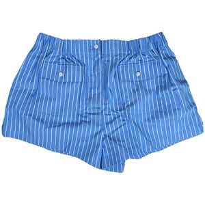 J. Crew Mini boxer short in oxford stripe CK086‎ 6 NWT Elastic Waist Pockets